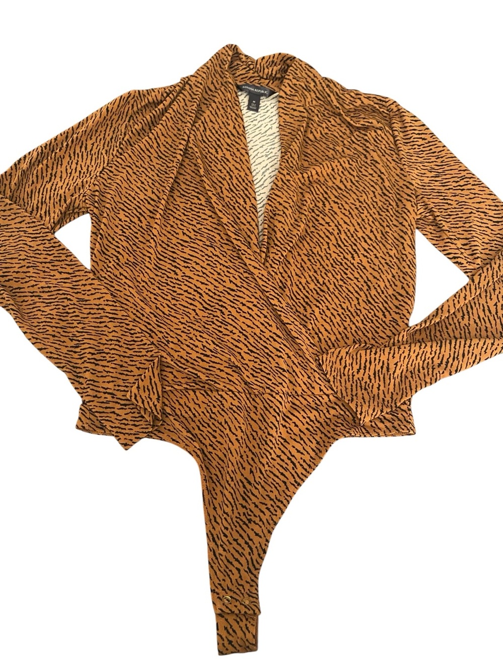 BANANA REPUBLIC PRINTED BODYSUIT SIZE MEDIUM